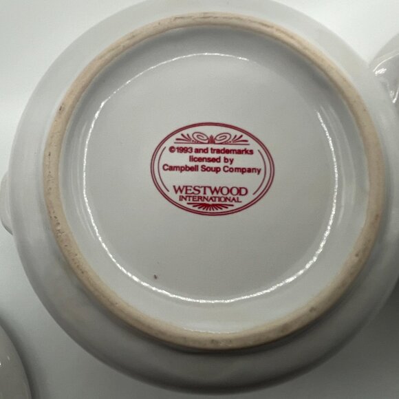 Vintage 1993 Campbell’s Soup Bowls and‎ Campbell's Coffee Mugs. Lot of 4 - Picture 11 of 11